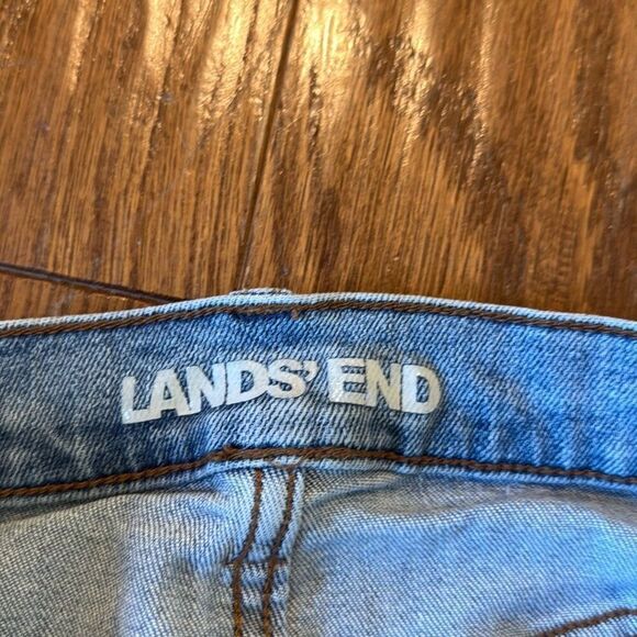 Lands End high rise stovepipe straight ankle jeans size 8 - Picture 7 of 12